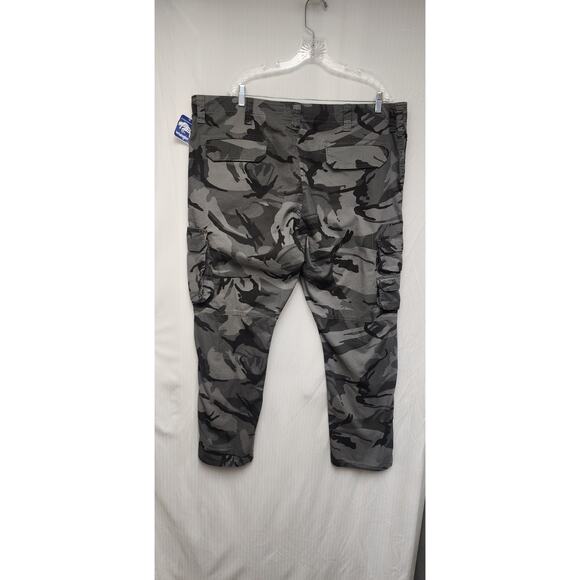Wrangler Mens Multi-Green Camouflage Cargo Pockets Pants Size 44x 30 - Picture 3 of 9